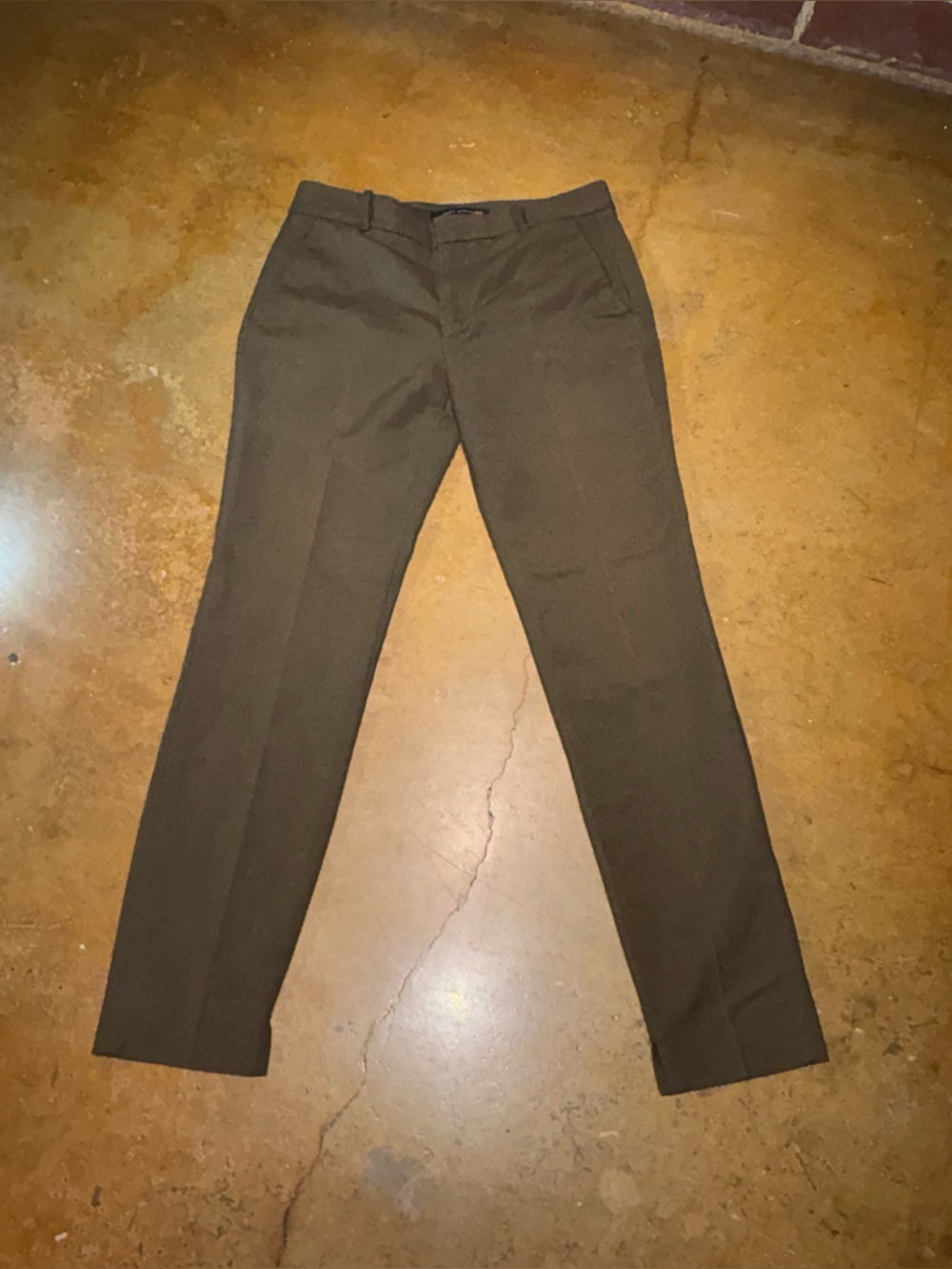 Zara Women's Brown Slim Dress Pants